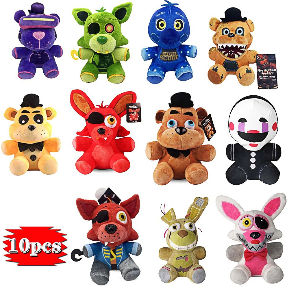 Bonnie Plush 10pcs FNAF Stuffed & Plush Animals 7inch Birthday Christm