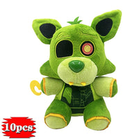 Bonnie Plush 10pcs FNAF Stuffed & Plush Animals 7inch Birthday Christmas Gifts For Kids - Lusy Store LLC
