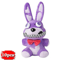 Bonnie Plush 10pcs FNAF Stuffed & Plush Animals 7inch Birthday Christmas Gifts For Kids - Lusy Store LLC