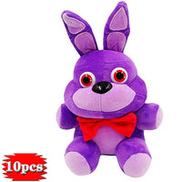 Bonnie Plush 10pcs FNAF Stuffed & Plush Animals 7inch Birthday Christmas Gifts For Kids - Lusy Store LLC