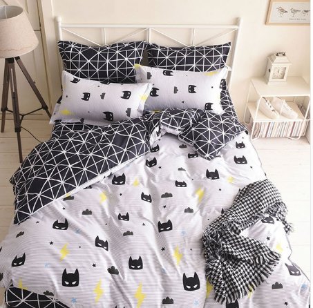 Brand Black Batman Mask Bedding Set - Lusy Store