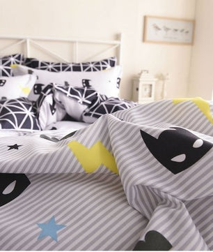 Brand Black Batman Mask Bedding Set - Lusy Store