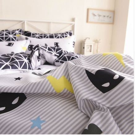 Brand Black Batman Mask Bedding Set - Lusy Store