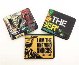 Breaking Bad Men Wallet Faux Leather Zipper Coin Purse