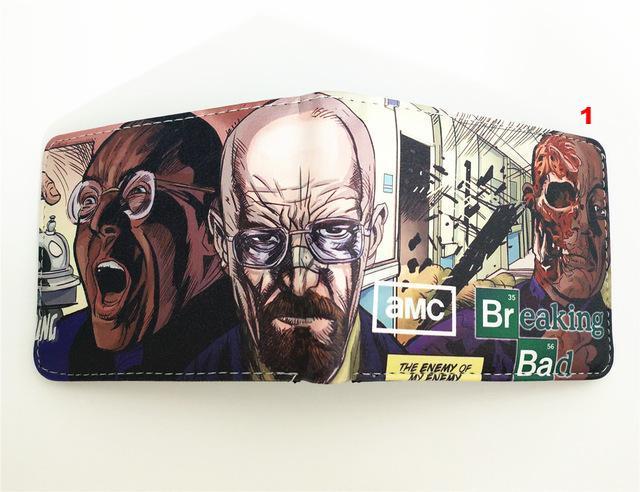 Breaking Bad Men Wallet Faux Leather Zipper Coin Purse - Lusy Store
