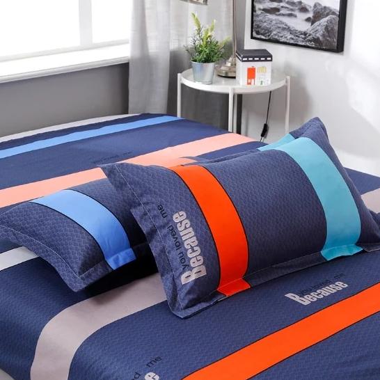 Brief Style Stripe Duvet Cover Bed Sheet Bed Linings Kids Bedding Sets Twin/Full/Queen/King Size - Lusy Store