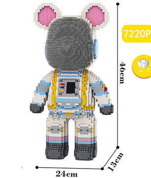 Build a Bear Nano Building Blocks Cartoon Colour With Drawer Model Creative Micro Diamond Bricks Toys HK44-2 - Lusy Store LLC