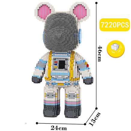 Build a Bear Nano Building Blocks Cartoon Colour With Drawer Model Creative Micro Diamond Bricks Toys HK44-2 - Lusy Store LLC