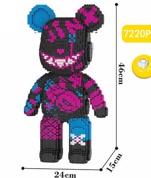 Build a Bear Nano Building Blocks Cartoon Colour With Drawer Model Creative Micro Diamond Bricks Toys HK44-2 - Lusy Store LLC