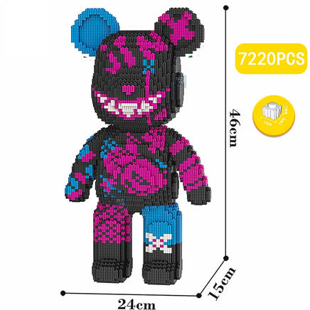 Build a Bear Nano Building Blocks Cartoon Colour With Drawer Model Creative Micro Diamond Bricks Toys HK44-2 - Lusy Store LLC