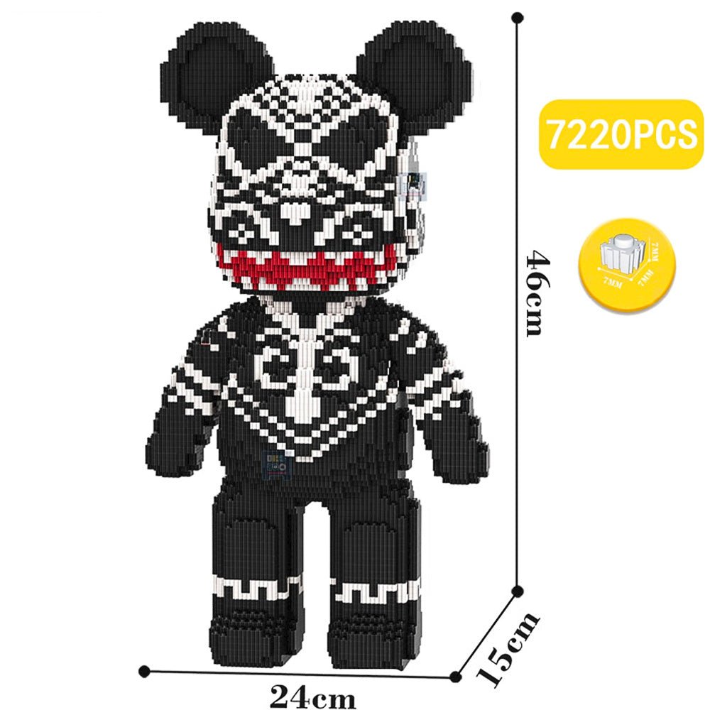 Build a Bear Nano Building Blocks Cartoon Colour With Drawer Model Creative Micro Diamond Bricks Toys HK44-2 - Lusy Store LLC