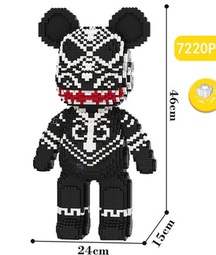Build a Bear Nano Building Blocks Cartoon Colour With Drawer Model Creative Micro Diamond Bricks Toys HK44-2 - Lusy Store LLC