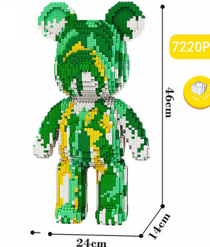 Build a Bear Nano Building Blocks Cartoon Colour With Drawer Model Creative Micro Diamond Bricks Toys HK44-2 - Lusy Store LLC