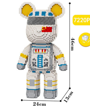 Build a Bear Nano Building Blocks Cartoon Colour With Drawer Model Creative Micro Diamond Bricks Toys HK44-3 - Lusy Store LLC