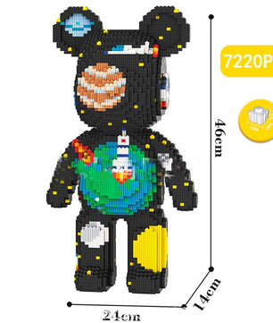 Build a Bear Nano Building Blocks Cartoon Colour With Drawer Model Creative Micro Diamond Bricks Toys HK44-3 - Lusy Store LLC
