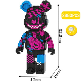 Build a Bear Nano Building Blocks Cartoon Colour With Drawer Model Creative Micro Diamond Bricks Toys HK44 - Lusy Store LLC