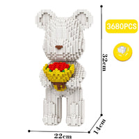 Build a Bear Nano Building Blocks Cartoon Colour With Drawer Model Creative Micro Diamond Bricks Toys HK44 - Lusy Store LLC
