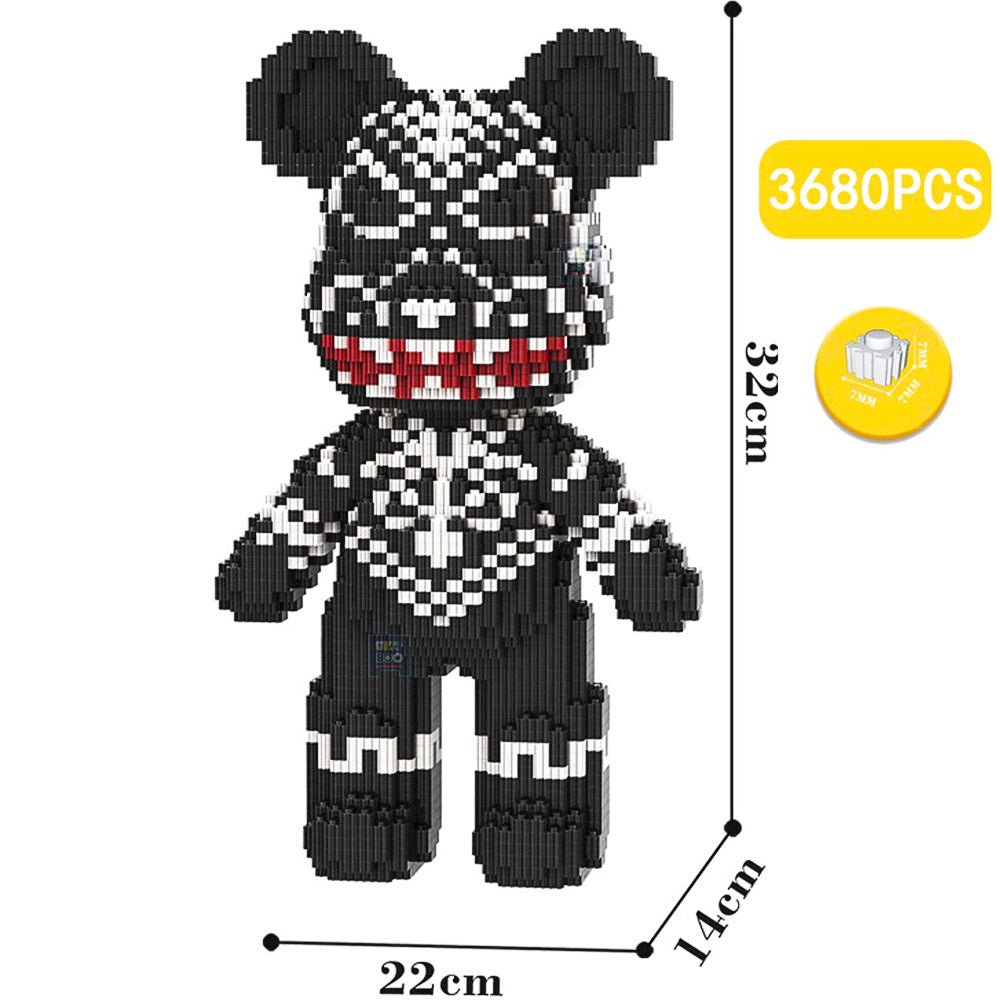 Build a Bear Nano Building Blocks Cartoon Colour With Drawer Model Creative Micro Diamond Bricks Toys HK44 - Lusy Store LLC