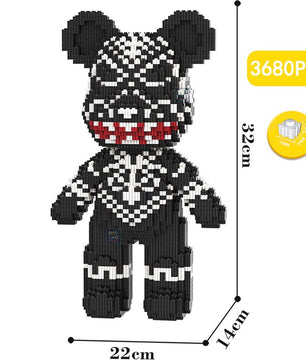 Build a Bear Nano Building Blocks Cartoon Colour With Drawer Model Creative Micro Diamond Bricks Toys HK44 - Lusy Store LLC