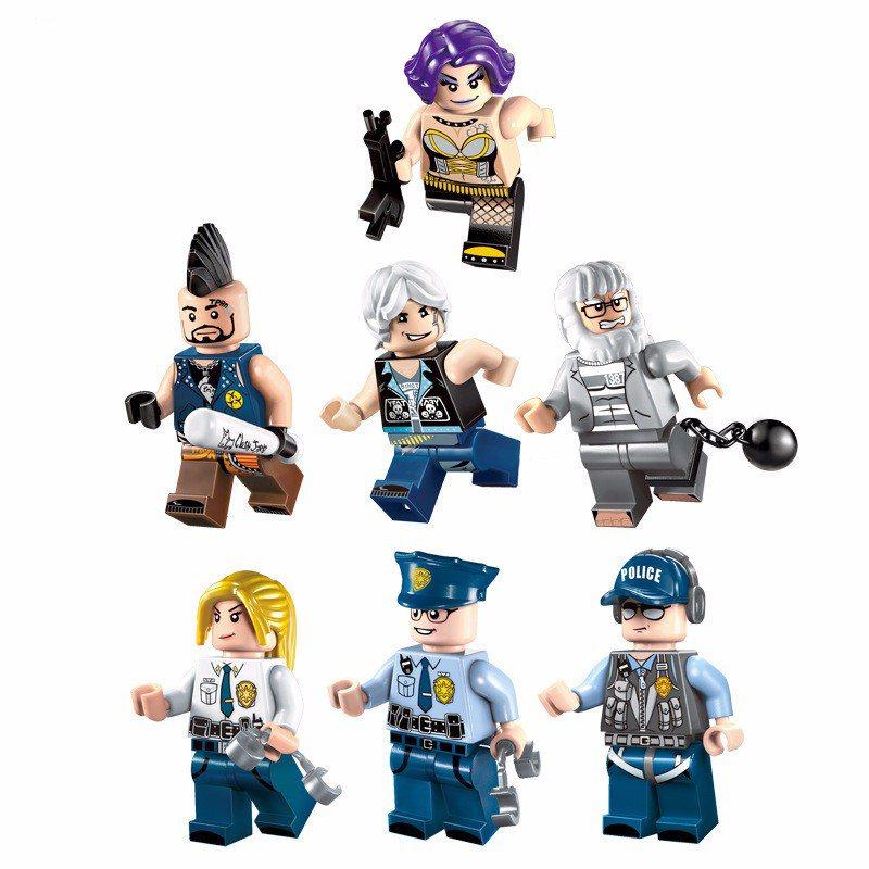 Building kits compatible with lego city Police Station Helicopter Educational toys hobbies to children - Lusy Store