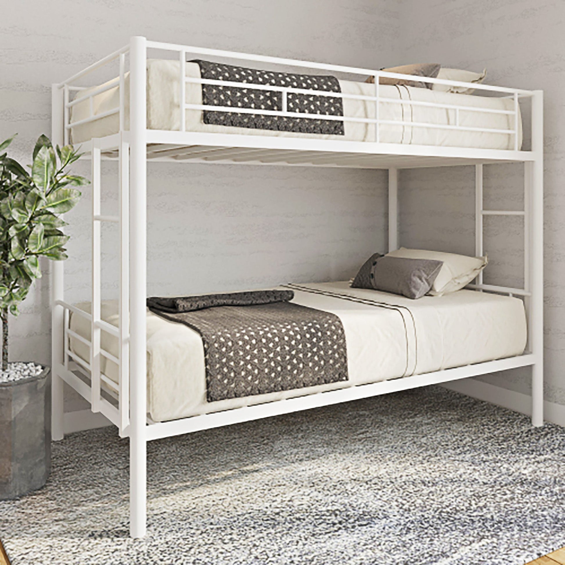 Bunk Beds Double Bed Safety Assurance Space Saving and Rapid Assembly F412 - Lusy Store