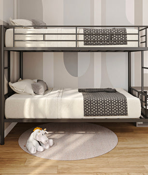 Bunk Beds Double Bed Safety Assurance Space Saving and Rapid Assembly F412 - Lusy Store