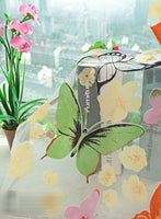 Butterfly Print Sheer Window - Lusy Store