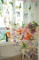 Butterfly Print Sheer Window - Lusy Store