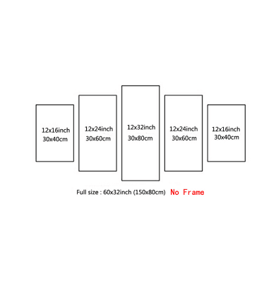 Canvas Printed 5 Pieces Minecraft Wall Art Home Decor - Lusy Store