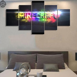 Canvas Printed 5 Pieces Minecraft Wall Art Home Decor - Lusy Store