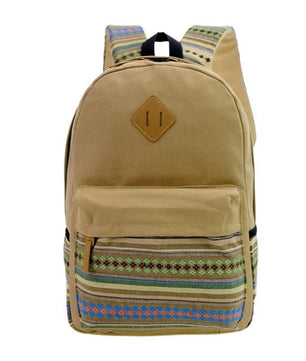 Canvas Printing Backpack Women School Backpacks Bag - Lusy Store