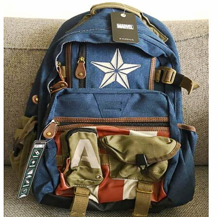 Captain Marvel Backpacks Avengers Backpacks for School B76 - Lusy Store