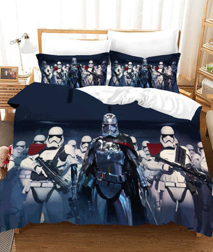 Captain Phasma Star Wars Bedding Colorful Duvet Covers Comforter Set Quilted Blanket Bedlinen LS22762 - Lusy Store