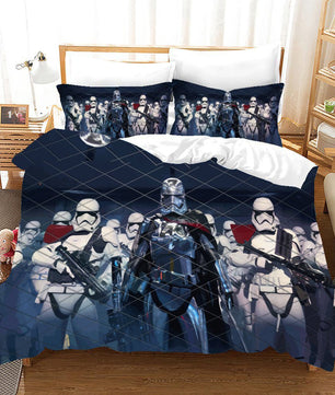 Captain Phasma Star Wars Bedding Colorful Duvet Covers Comforter Set Quilted Blanket Bedlinen LS22762 - Lusy Store