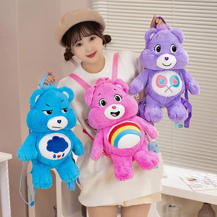 Care Bears Plush Kawaii Backpack Bag Pillow Dolls Furniture Decoration Gifts - Lusy Store LLC