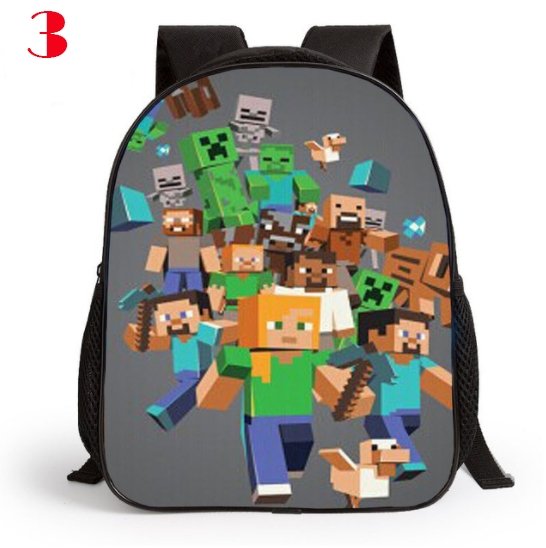 Cartoon Backpack for Children MineCraft Children Backpack Kindergarten Backpack Boy - Lusy Store
