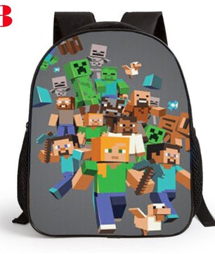 Cartoon Backpack for Children MineCraft Children Backpack Kindergarten Backpack Boy - Lusy Store