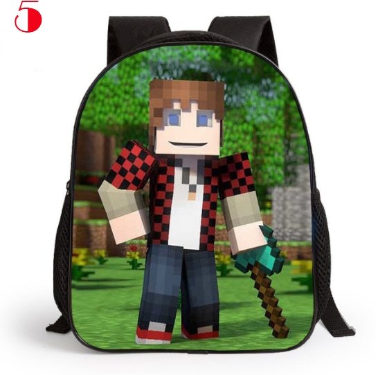 Cartoon Backpack for Children MineCraft Children Backpack Kindergarten Backpack Boy - Lusy Store