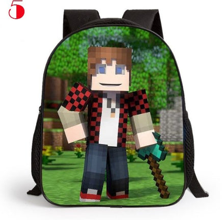 Cartoon Backpack for Children MineCraft Children Backpack Kindergarten Backpack Boy - Lusy Store