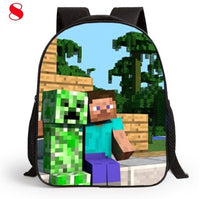 Cartoon Backpack for Children MineCraft Children Backpack Kindergarten Backpack Boy - Lusy Store
