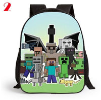Cartoon Backpack for Children MineCraft Children Backpack Kindergarten Backpack Boy - Lusy Store