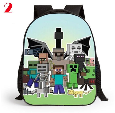 Cartoon Backpack for Children MineCraft Children Backpack Kindergarten Backpack Boy - Lusy Store