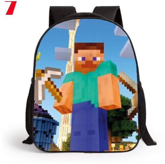 Cartoon Backpack for Children MineCraft Children Backpack Kindergarten Backpack Boy - Lusy Store