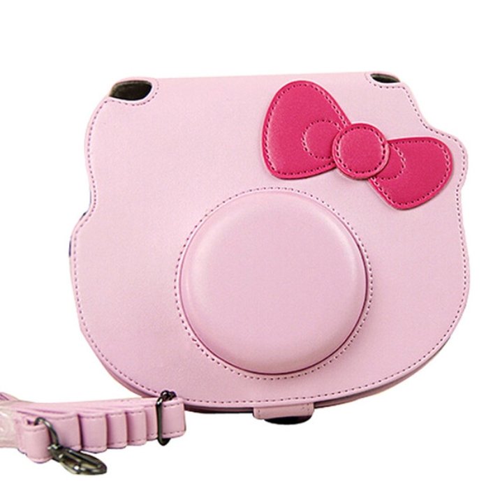Cartoon Camera Bag Leather Case For Fujifilm Fuji Instax Mini Hello Kitty - Lusy Store