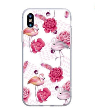 Cartoon Cute Hello Kitty Flowers Leaf soft Silicon case For iphone - Lusy Store