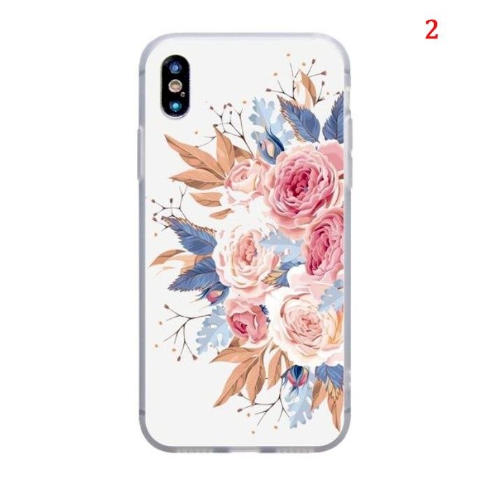 Cartoon Cute Hello Kitty Flowers Leaf soft Silicon case For iphone - Lusy Store