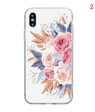 Cartoon Cute Hello Kitty Flowers Leaf soft Silicon case For iphone - Lusy Store