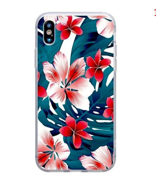 Cartoon Cute Hello Kitty Flowers Leaf soft Silicon case For iphone - Lusy Store