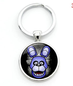 Cartoon game case for Five Nights at Freddy's keychain FNAF Mangle Foxy key chains holder jewelry - Lusy Store
