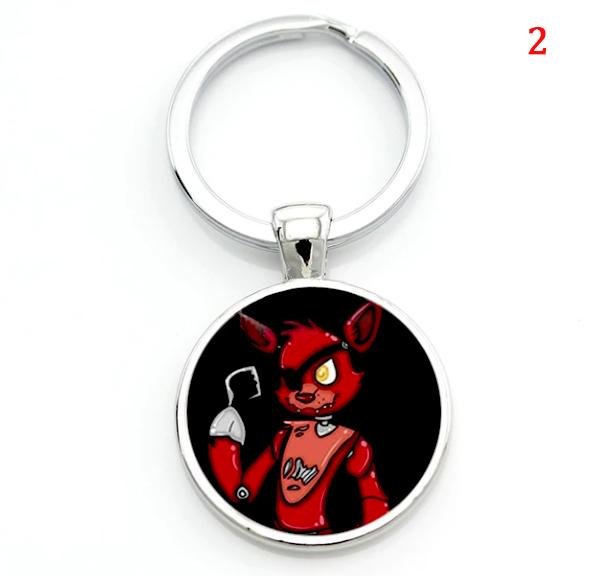 Cartoon game case for Five Nights at Freddy's keychain FNAF Mangle Foxy key chains holder jewelry - Lusy Store